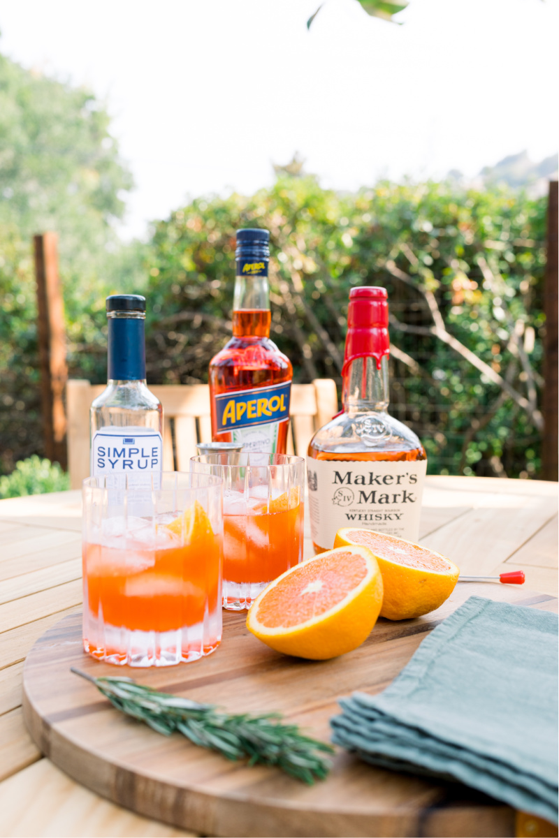 Bourbon Spritz Drink Ingredients