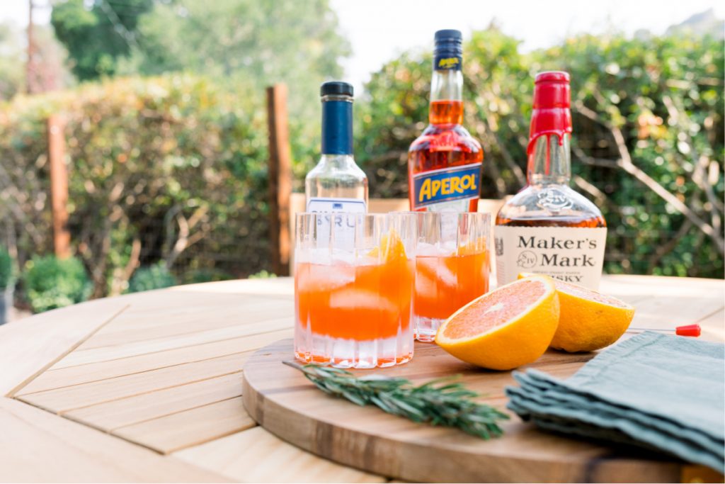 Bourbon Spritz ingredients