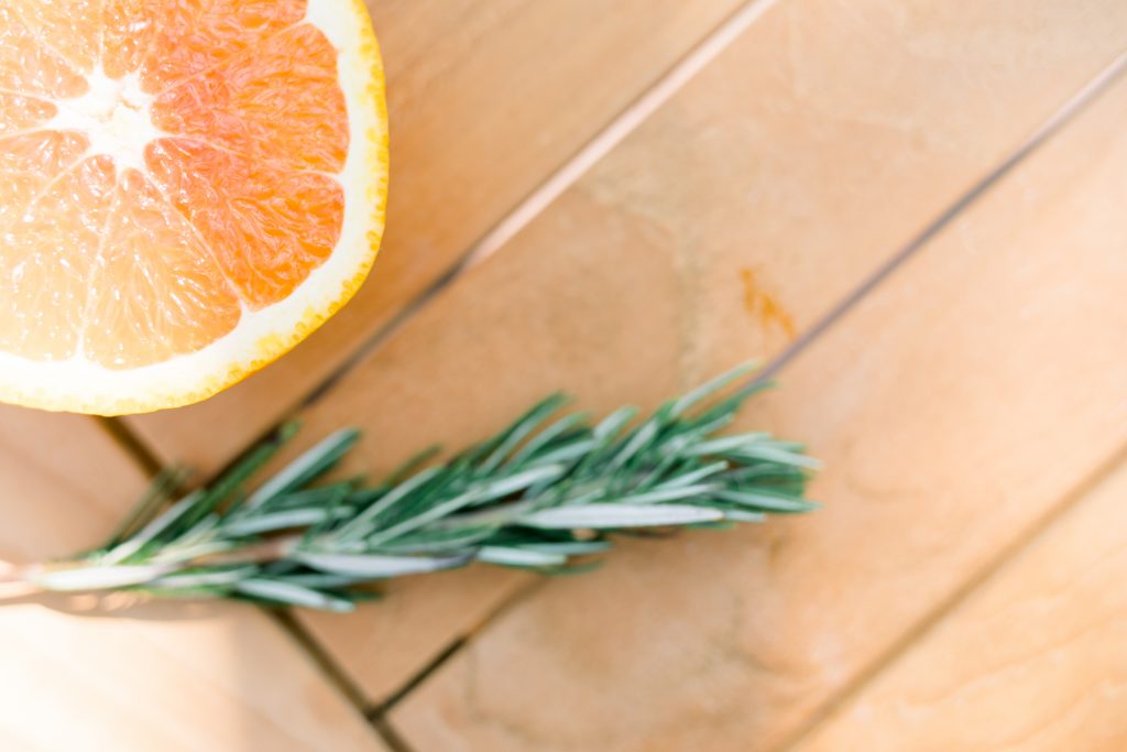 Oranges and rosemary