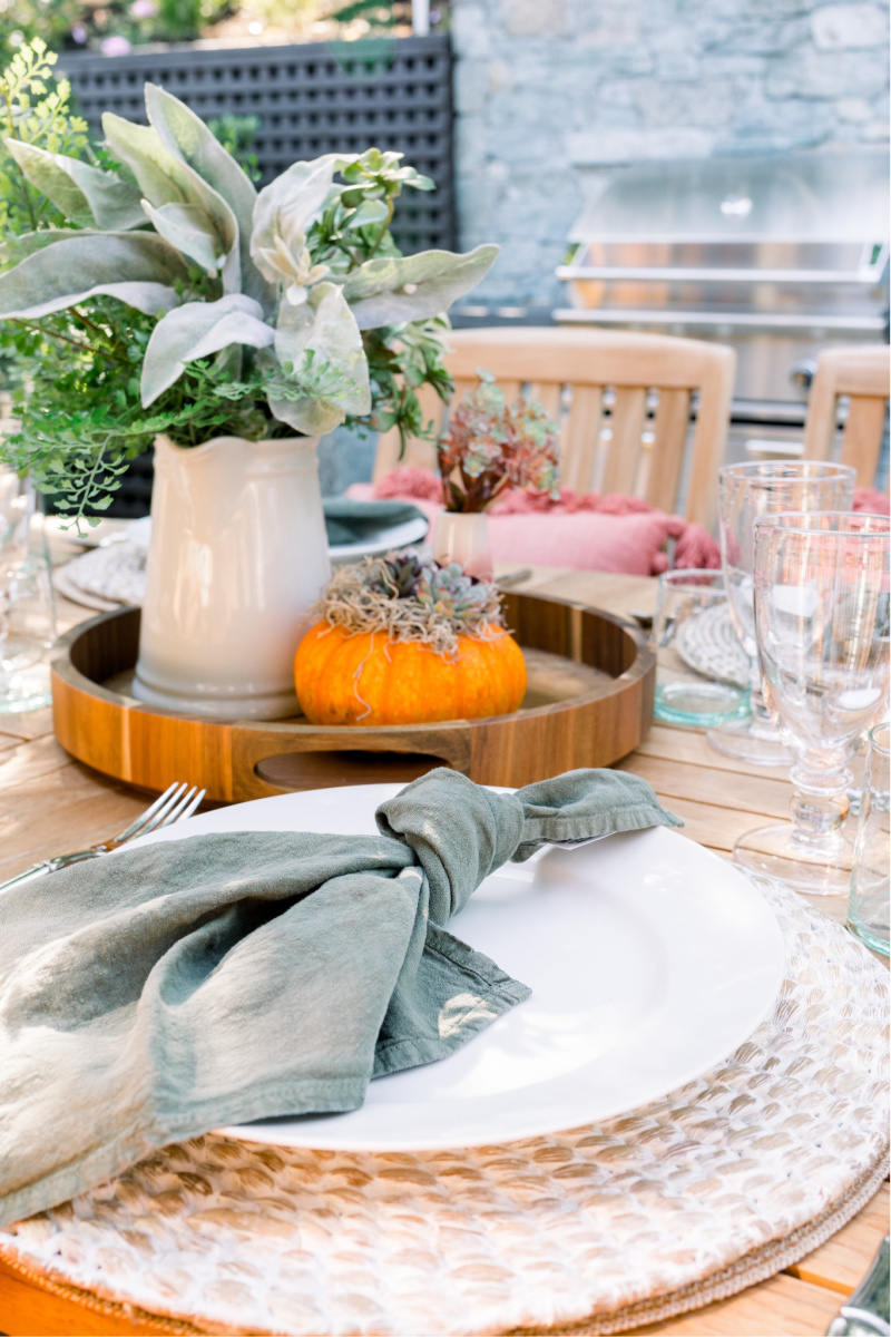 Fall table centerpiece