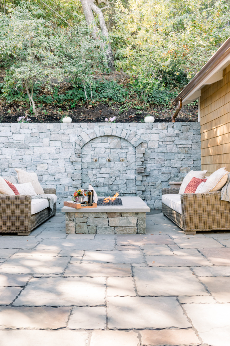 Flag Stone Patio and Firepit