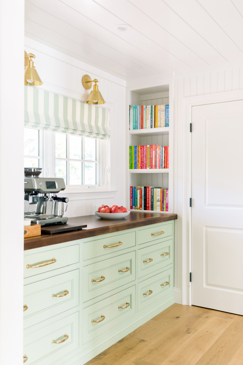 Coffee Station and Cookbooks