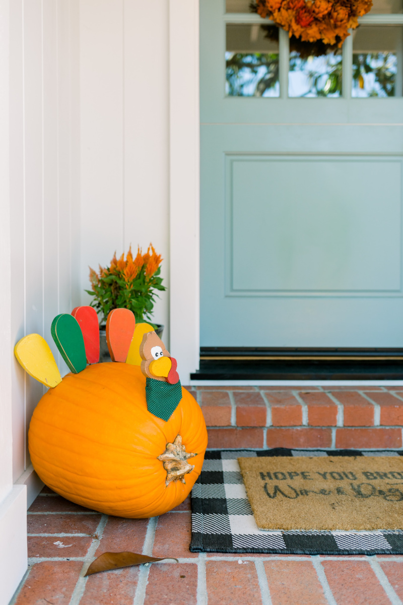 thanksgiving porch decor