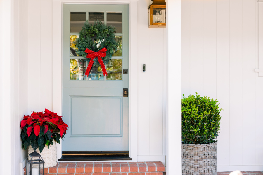 Front Door Christmas Wreath
