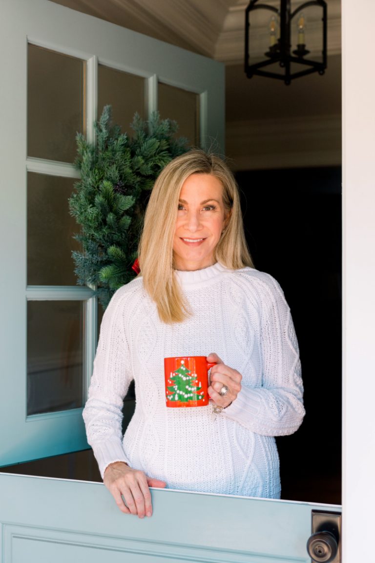 Christmas Wreath Dutch Door