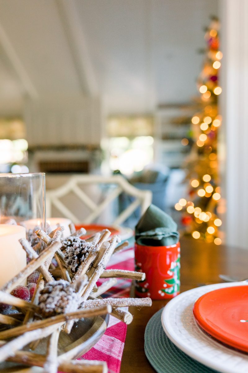 Christmas Breakfast Table and Tree