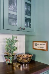 Raspberry Kir Royale and Christmas Tree