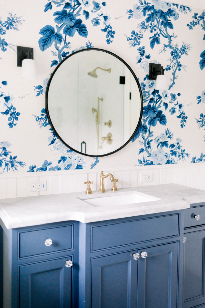 Schumacher Pyne Hollyhock Wallpaper