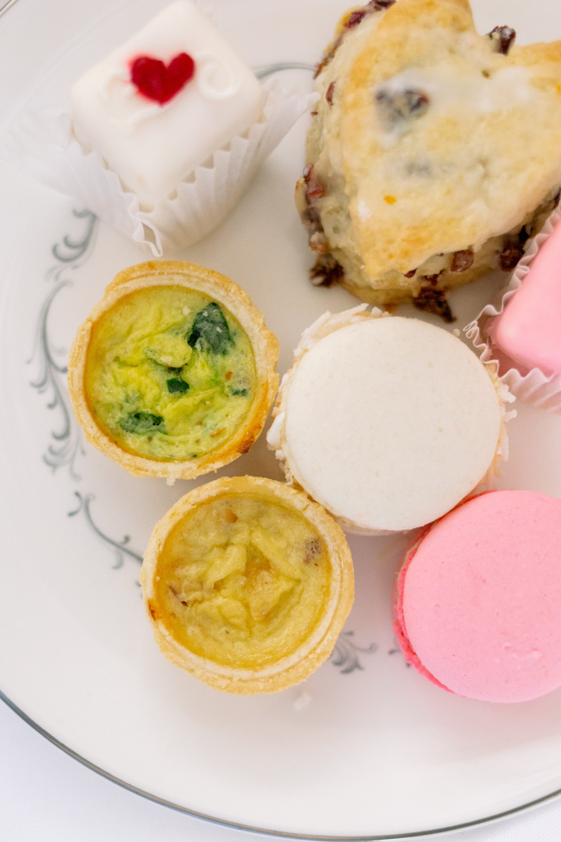 Mini Quiches on Plate