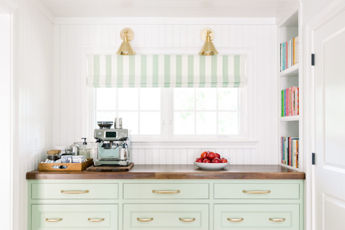 Built-in Buffet and Coffee Station