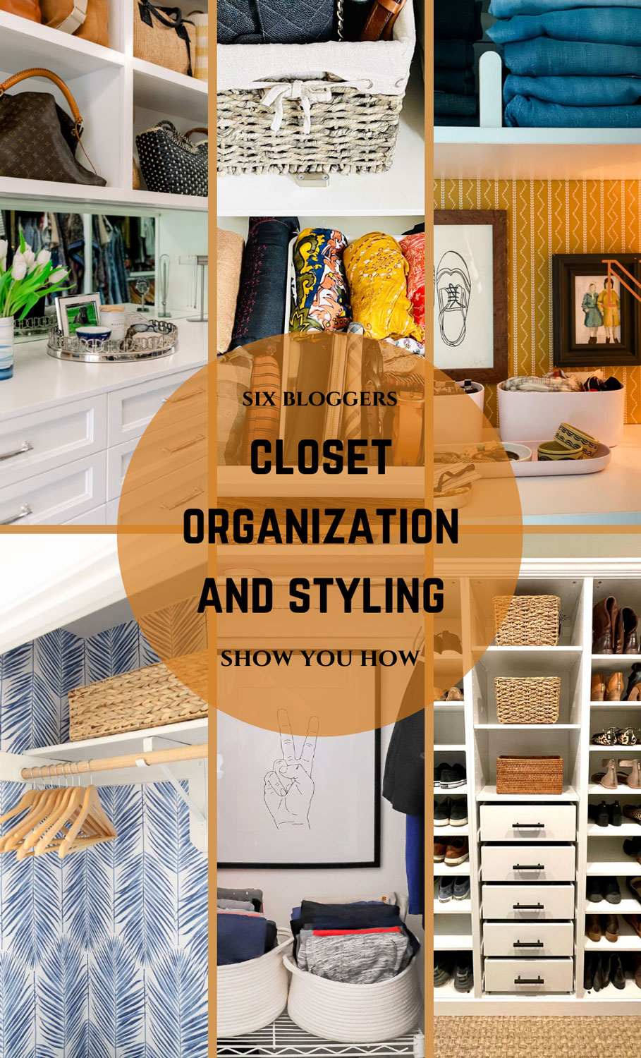Closet Organization Collage