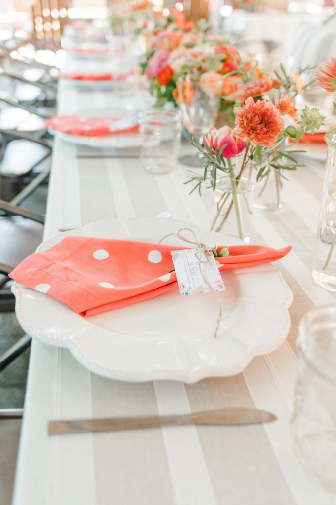 Table Setting for Baby Shower