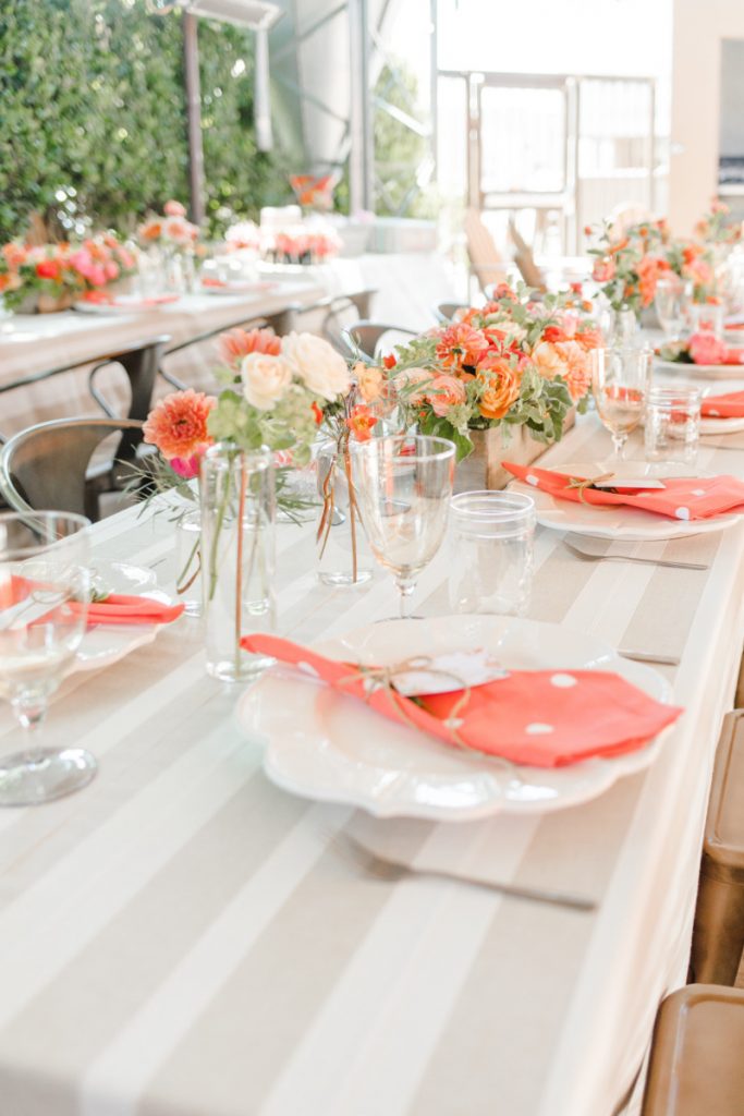 Baby Shower Table Setting