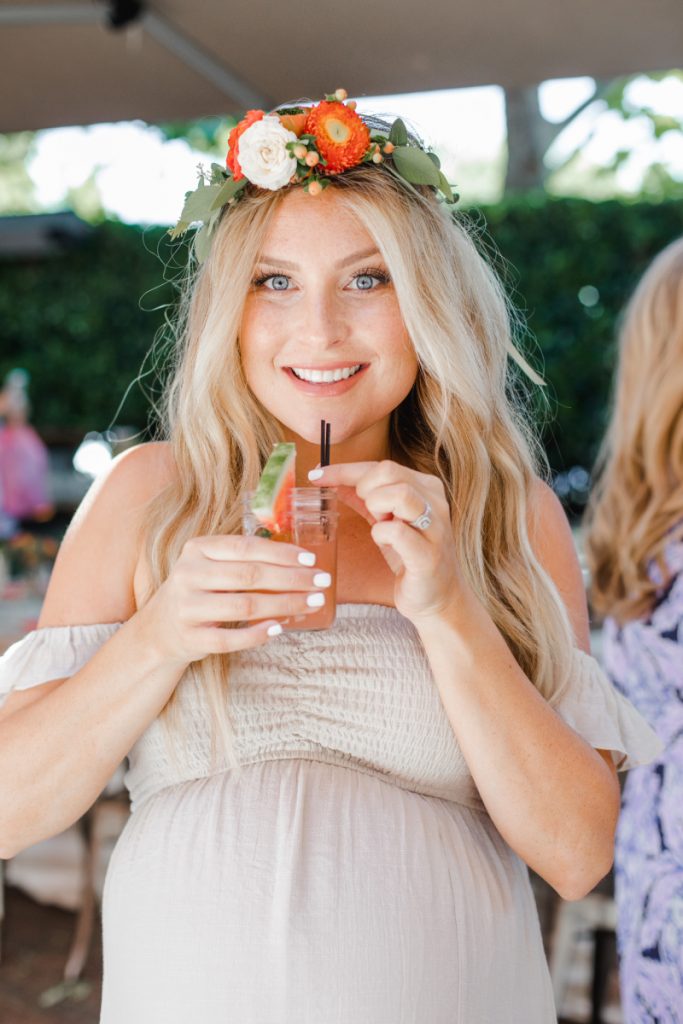 Mother to be at her shower