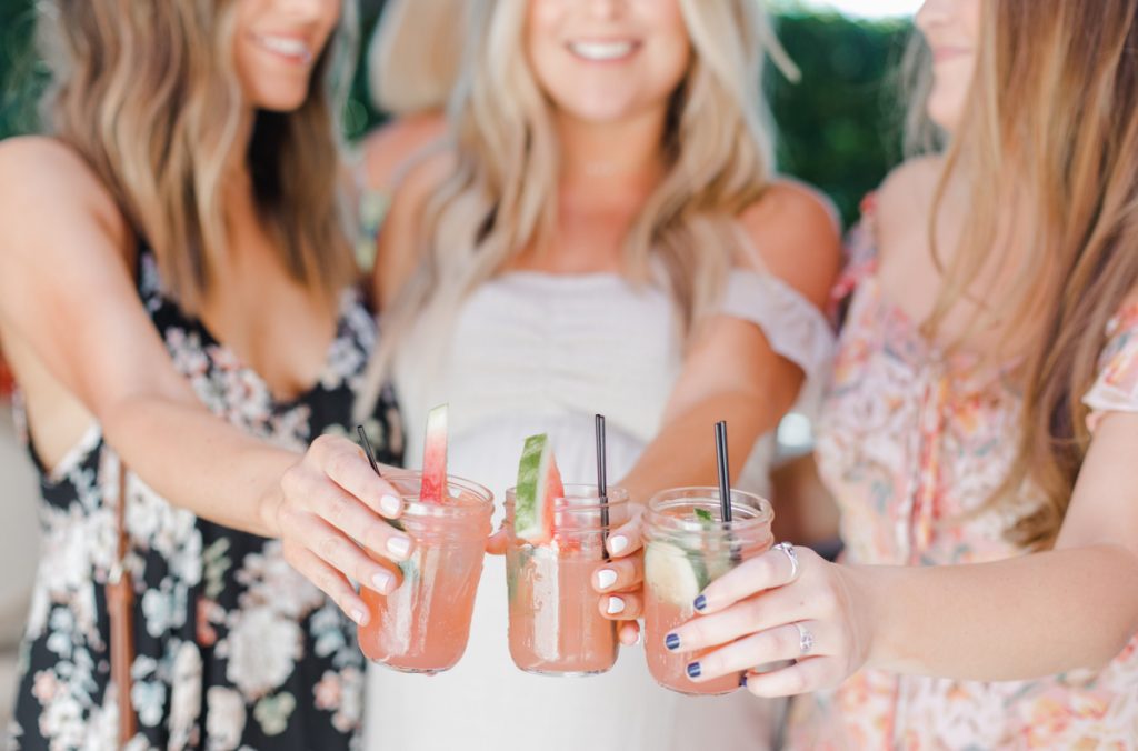 Girls Toasting Baby Shower