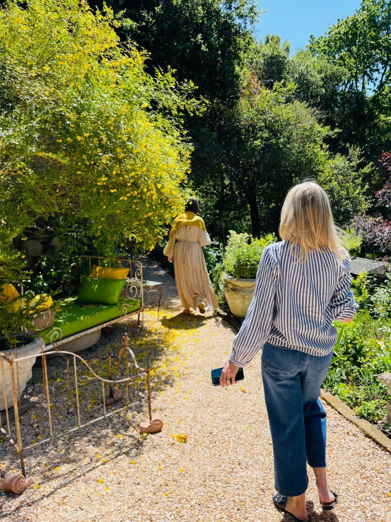 Walking down the garden path