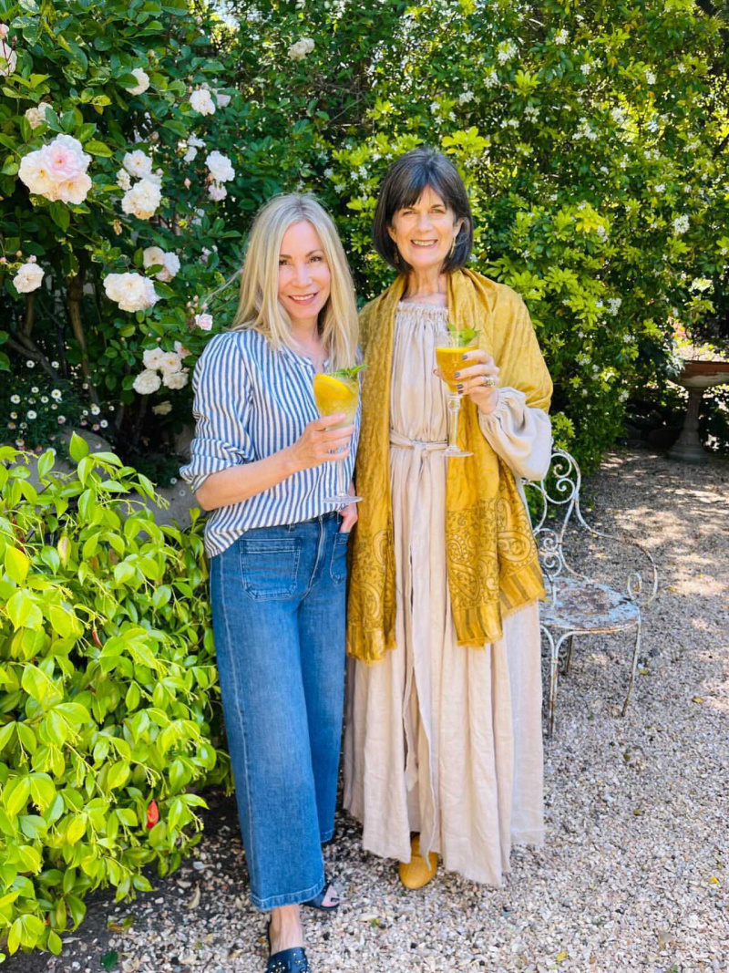 Sipping Tea in the Garden