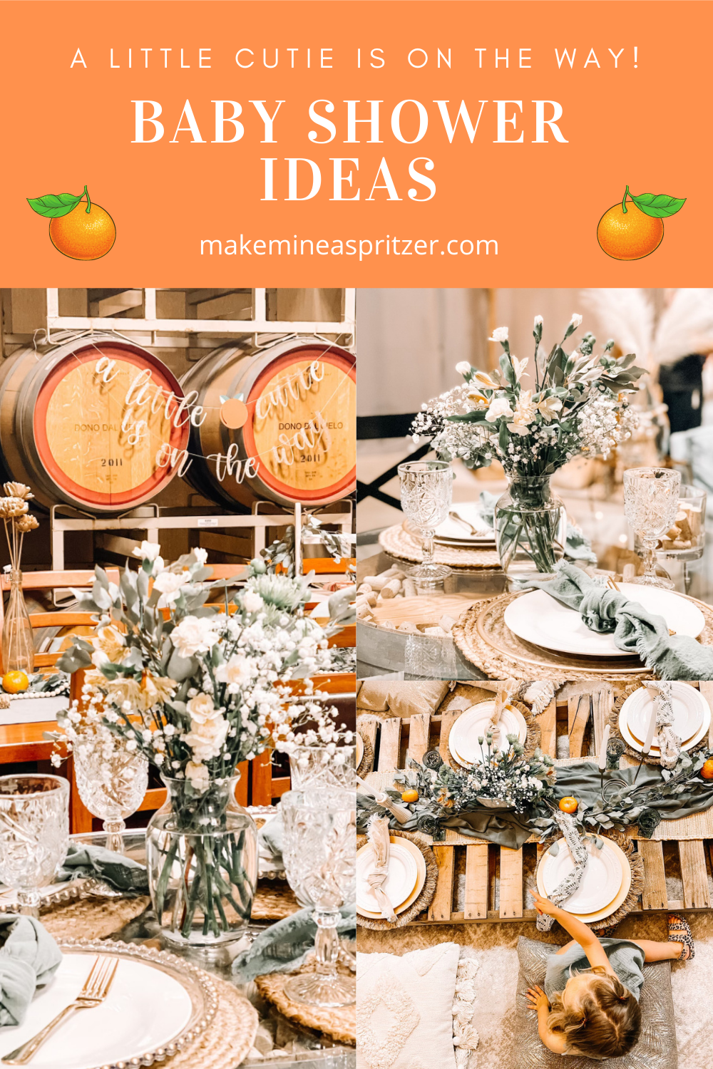 Baby Shower PIN Collage