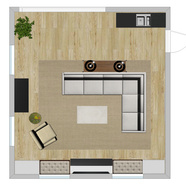 Family Room Floor Plan