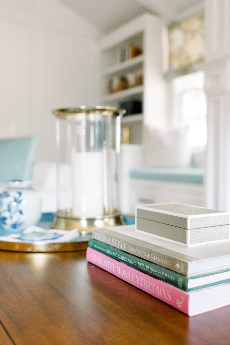 Coffee Table Tray and Books