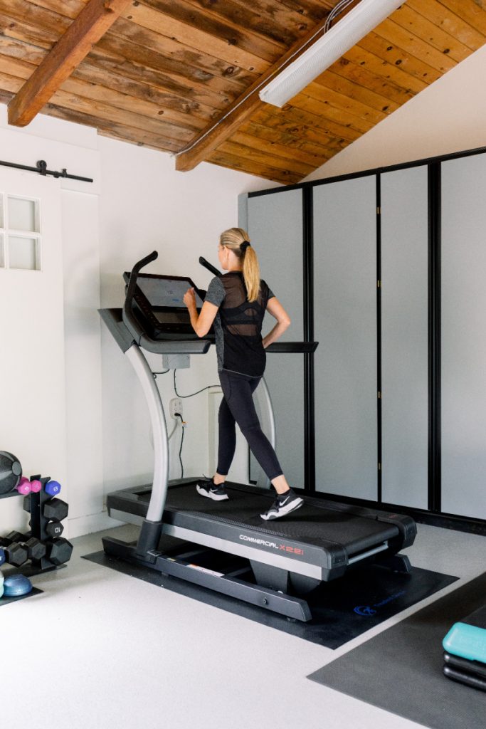 Woman on Treadmill