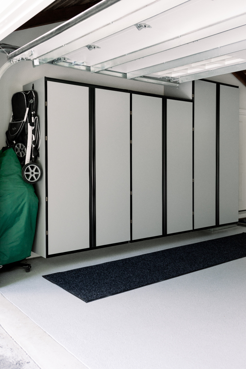 Christmas tree storage in garage