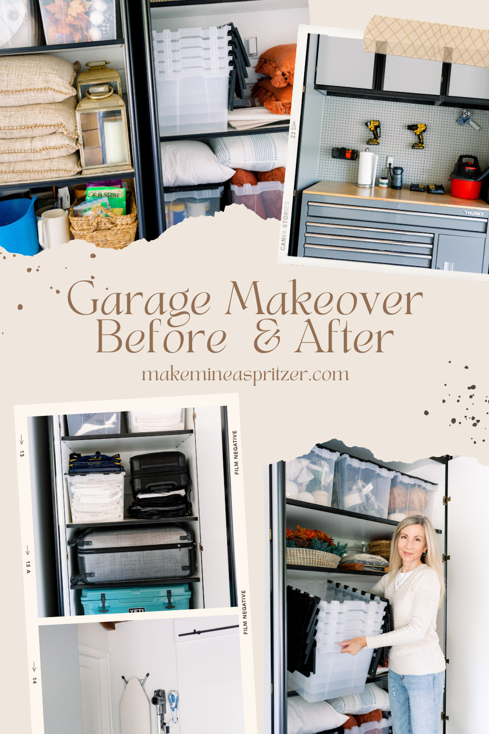 Garage Makeover Pin Collage