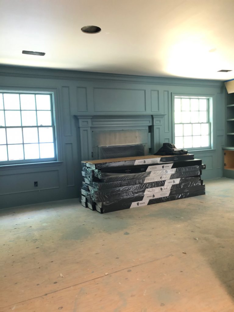 Home Library Under Construction