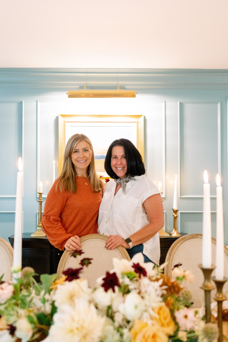 Event and Floral Designerss at set table