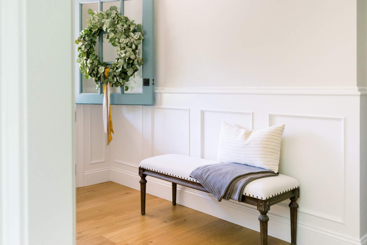 Open Dutch Door in Foyer