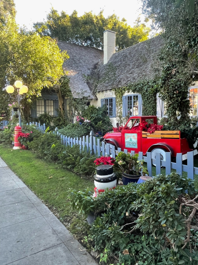 Coronado home decorated for Christmas