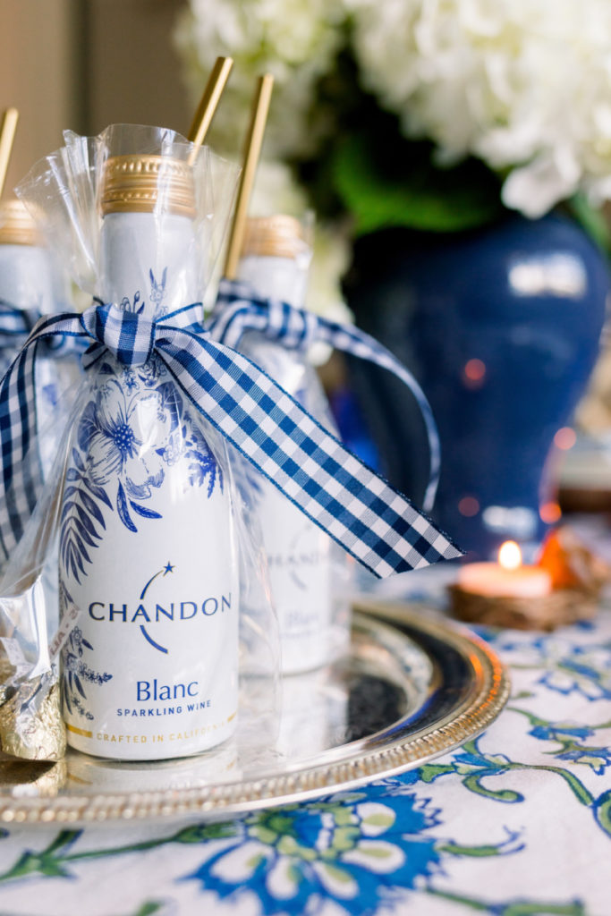 Chandon Single Serve Bottles with metal straw