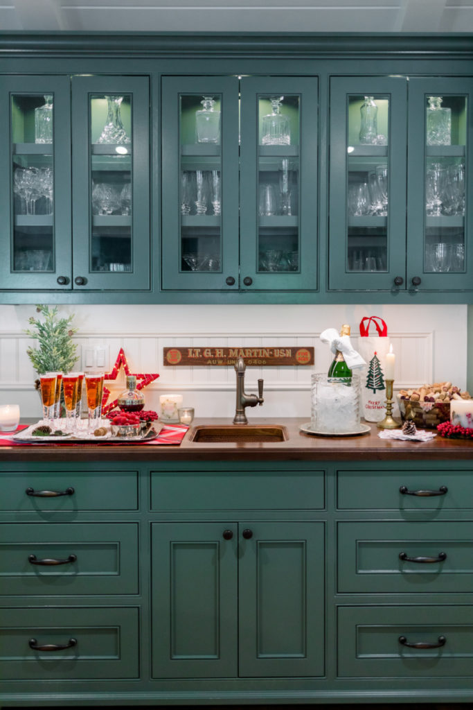 Beverage Bar at Christmas