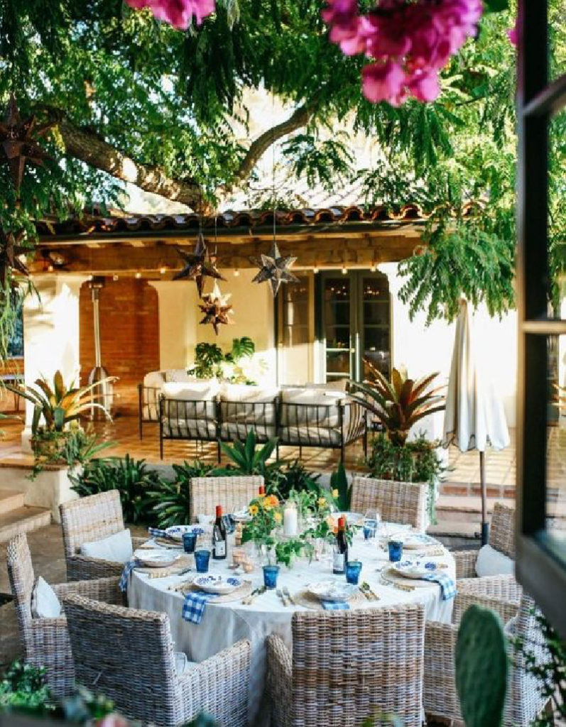 Outside Table Setting