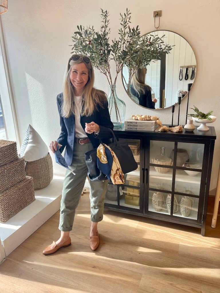 Woman in home goods store