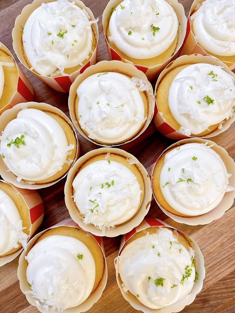 Frosted Coco Loco Cupcakes