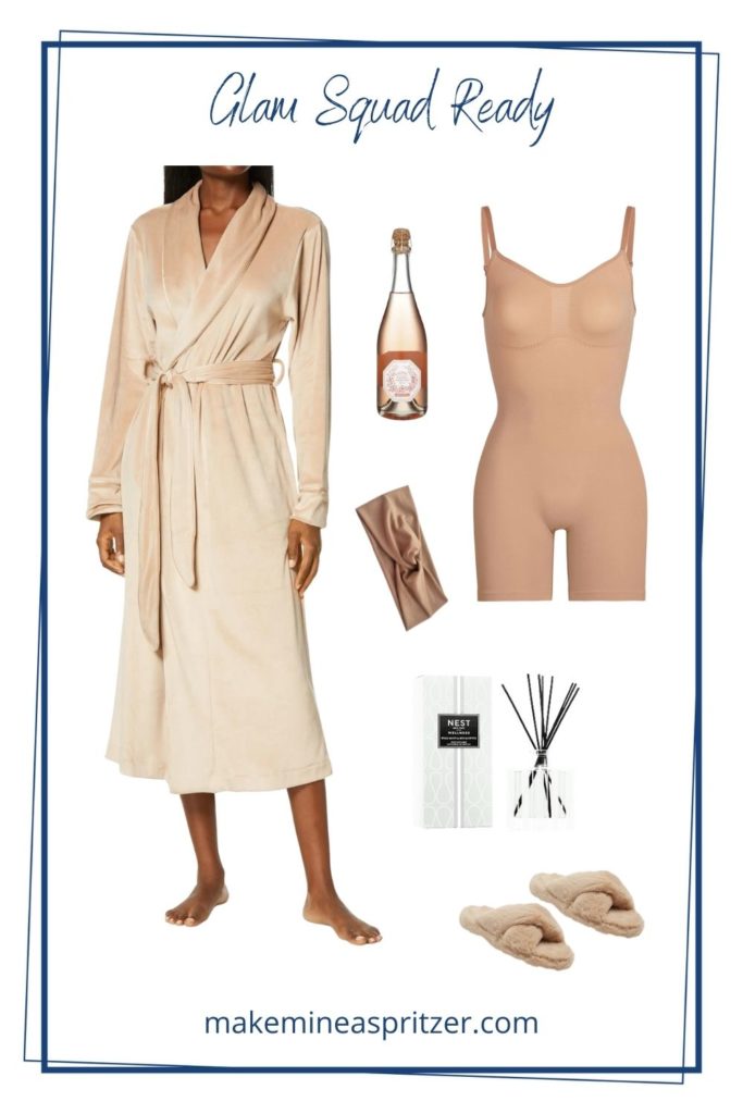 Robe and Slipper collage