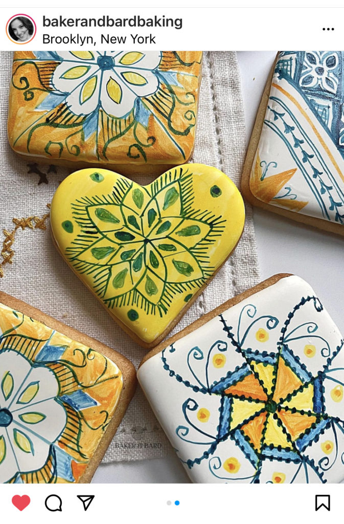 Ukraine themed cookies