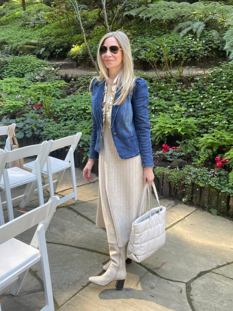 Woman Standing in Garden