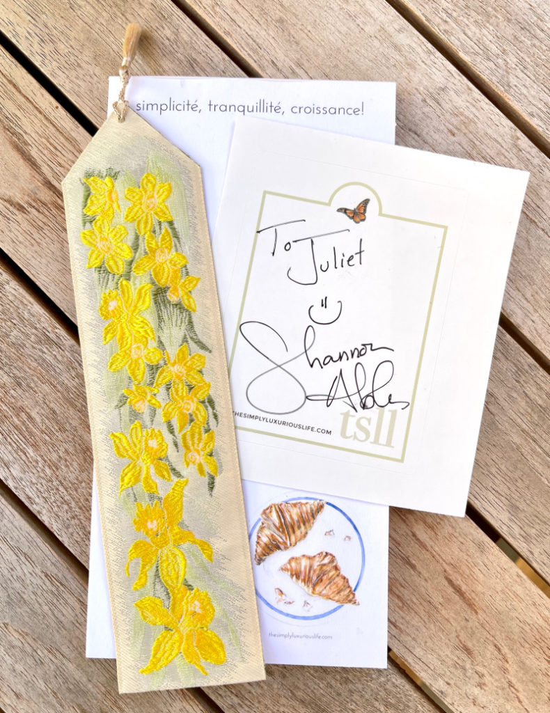 Notepad, bookmark and bookplate