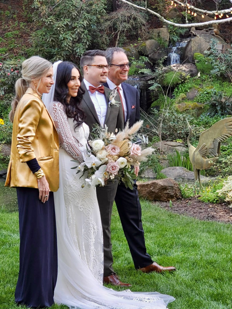 Bride and Groom with Parents