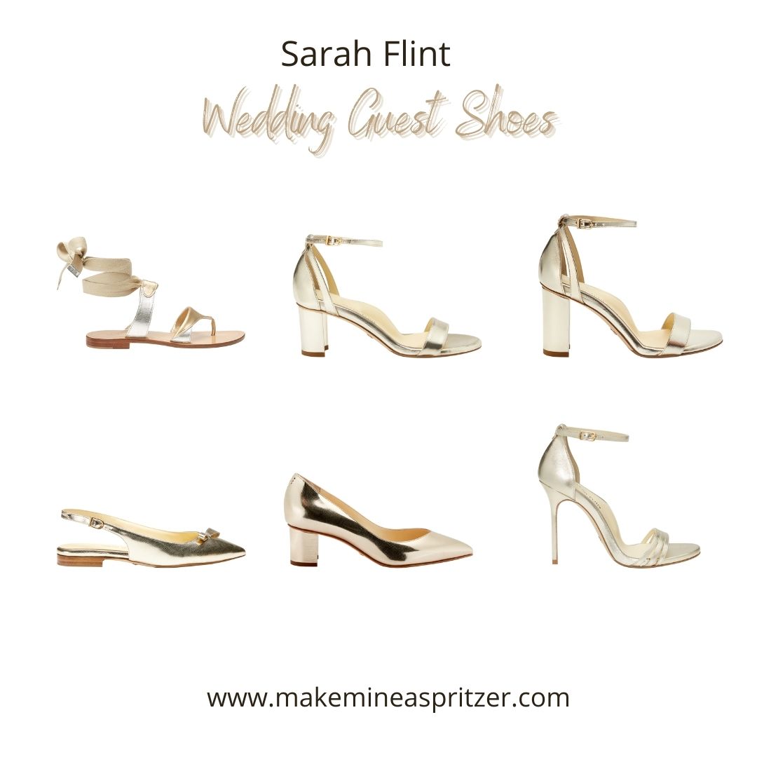 Wedding Guest Shoes in Gold