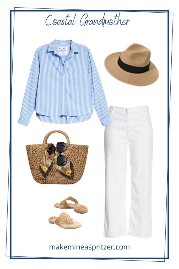 Coastal Grandmother Collage