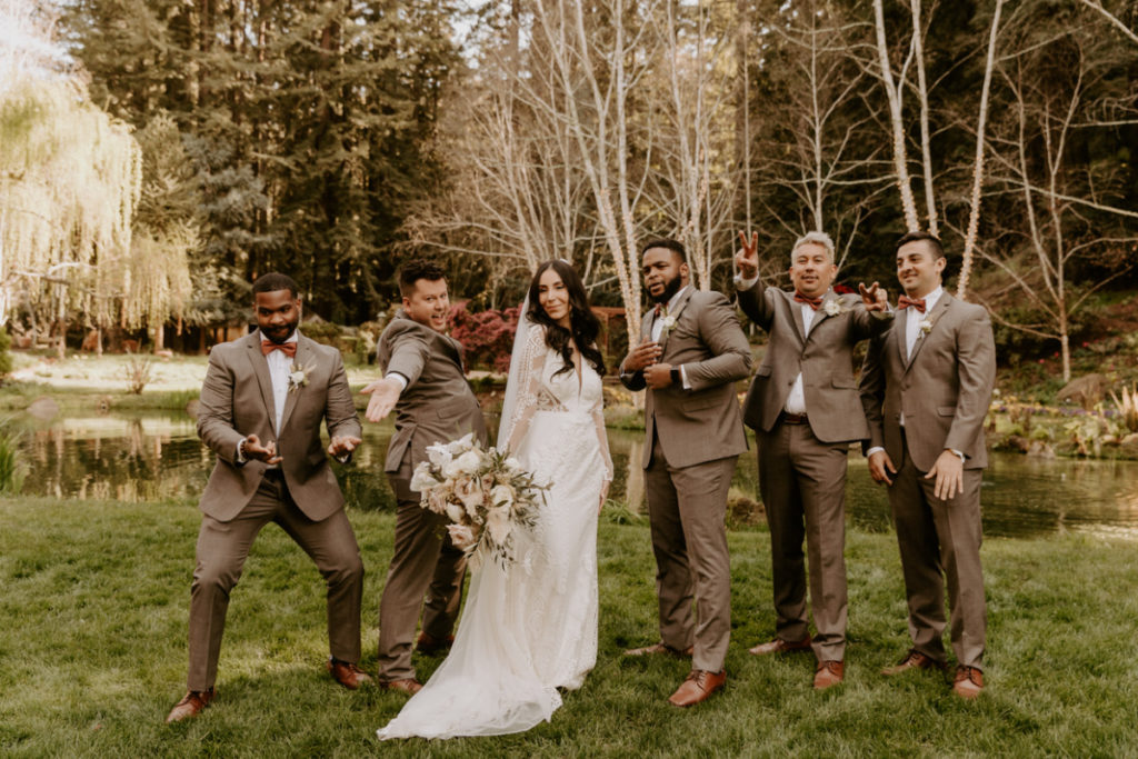 Bride & groomsmen
