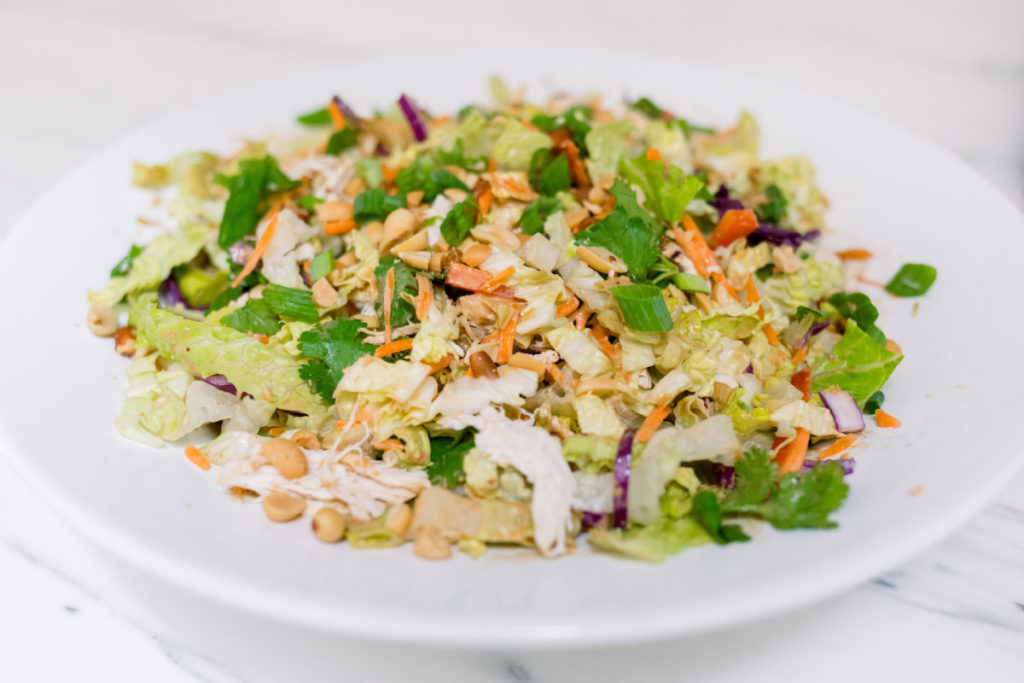 Asian Chicken Salad in bowl