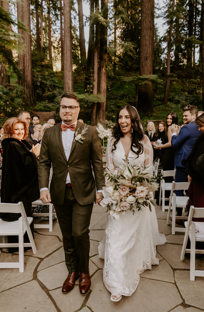 Bride and Groom leaving ceremony