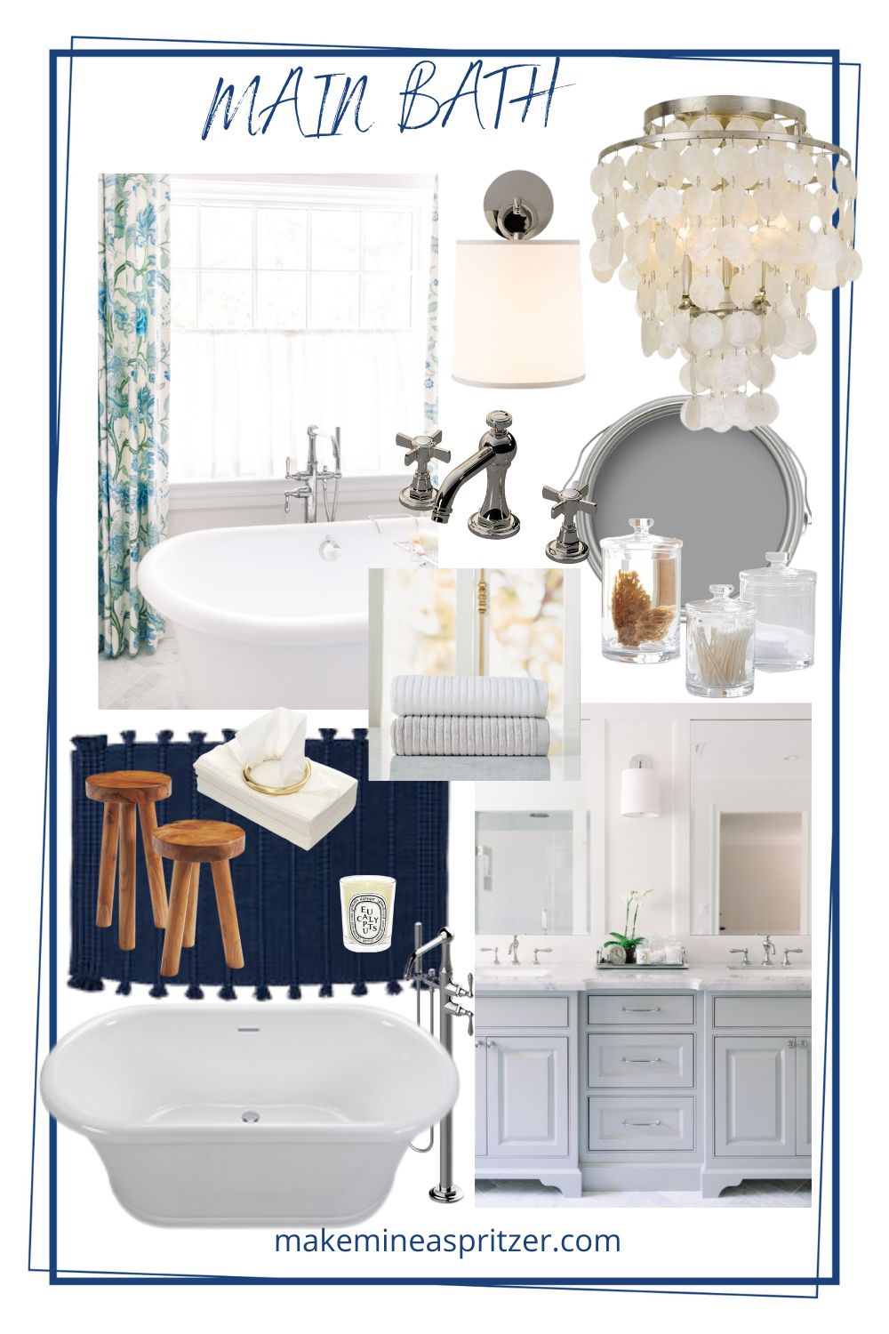 Main Bath Pin Collage