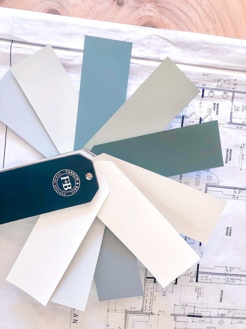 Paint Color Wheel and design blueprints