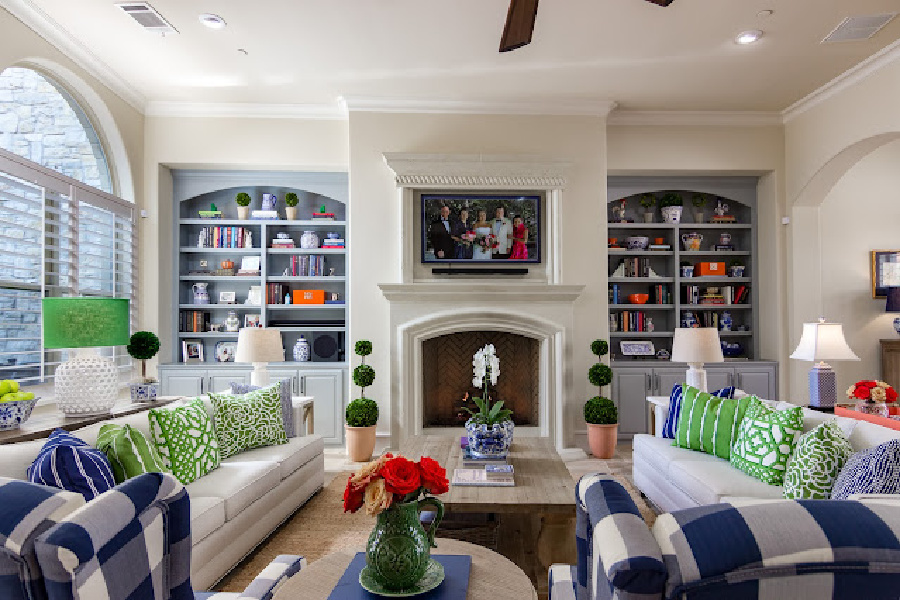 Living Room From Preppy Empty Nester Blog