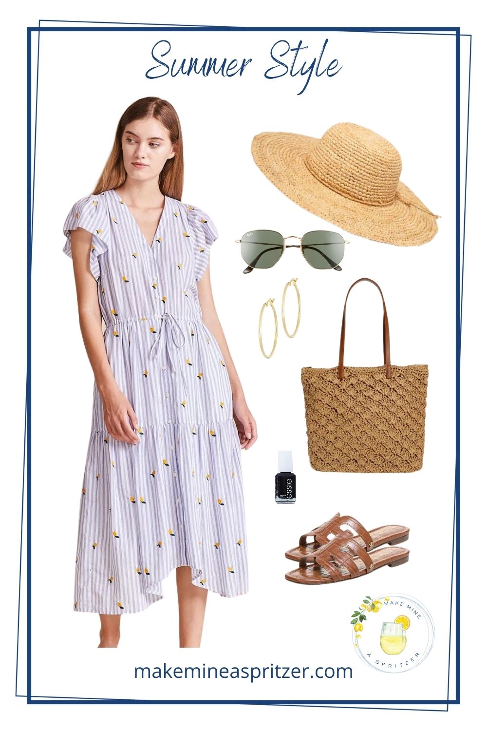 Meyer Lemon Dress Collage